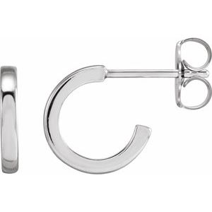 Sterling Silver 15 mm Hoop Earring