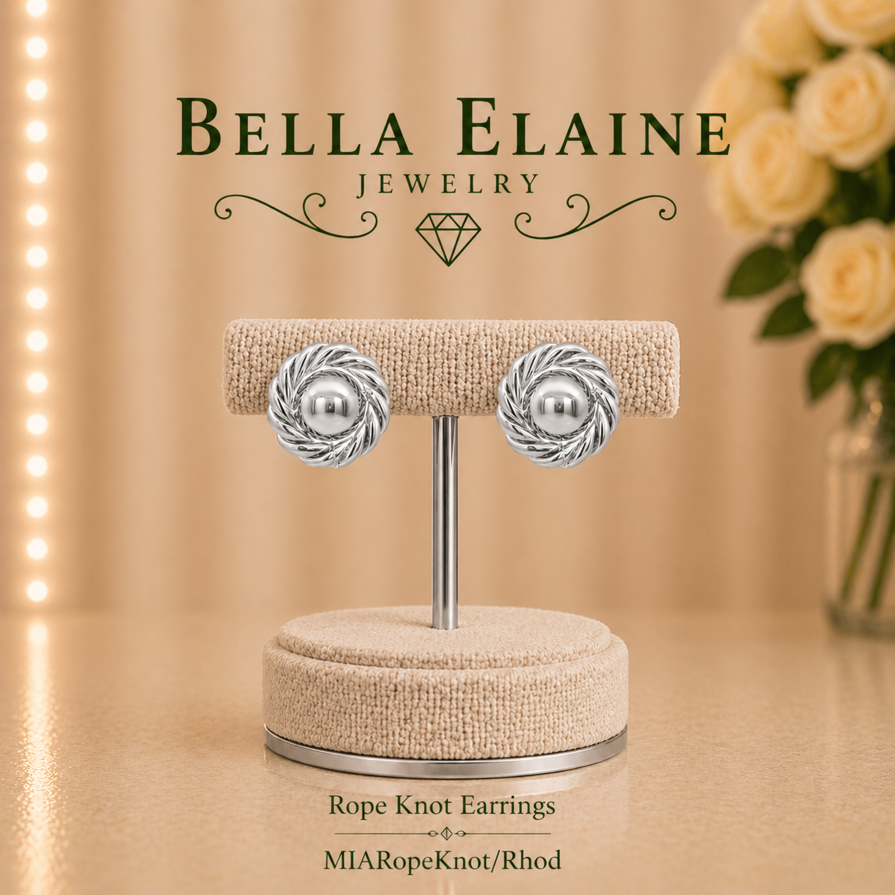 Rope Knot Earrings