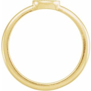 14K Yellow Gold Mama Ring