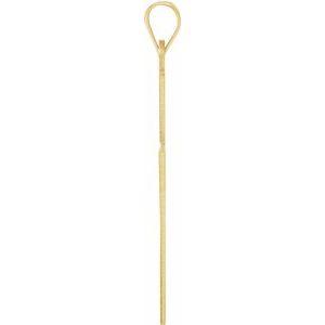 14K Yellow Gold Cross Pendant