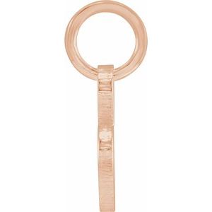14K Rose Gold Be PoshÂ® Engravable Heart Pendant