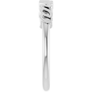 Platinum Mama Ring