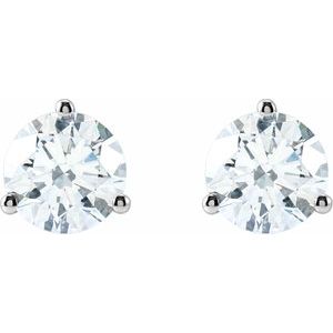 14K White Gold 1 5/8 CTW Lab-Grown Diamond Stud Earrings
