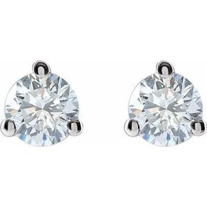 14K White Gold 1/4  CTW Lab-Grown Diamond Stud Earrings