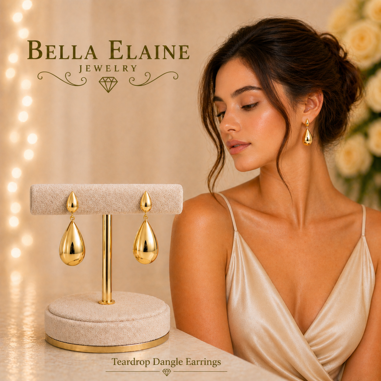 Teardrop Dangle Earrings