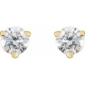 14K Yellow Gold 1/4 CTW Natural Diamond Earrings