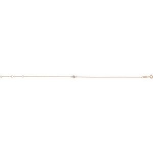 14K Rose Gold Lab-Grown Diamond 6 1/2-7 1/2" Bracelet