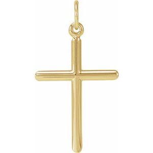 14K Yellow Gold Cross Pendant