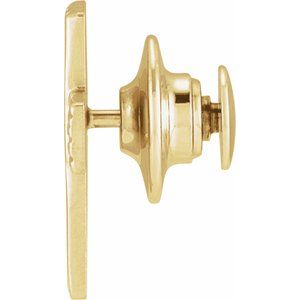 10K Yellow Gold The Rugged CrossÂ® Lapel Pin