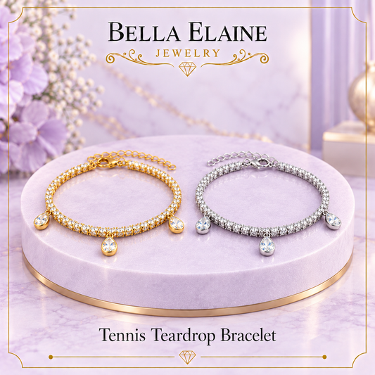 Tennis Teardrop Bracelet