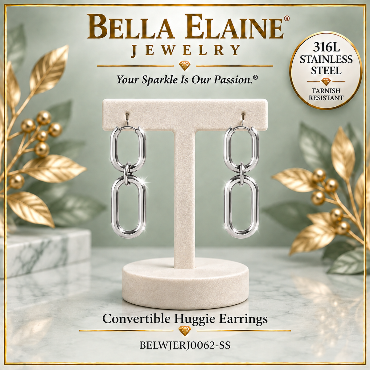 Convertible Huggie Earrings