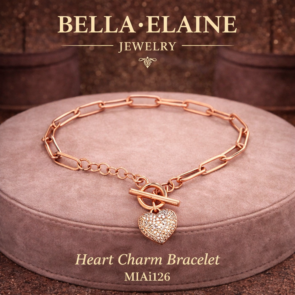 Heart Charm Bracelet