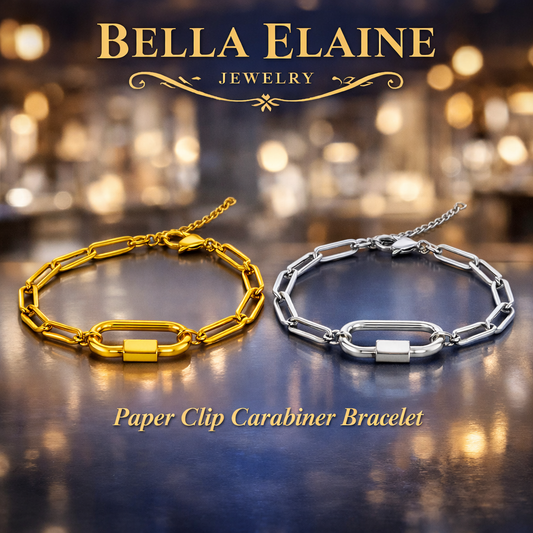 Paper Clip Carabiner Bracelet