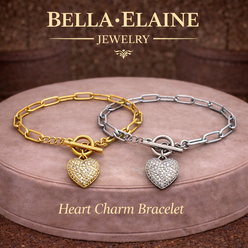 Heart Charm Bracelet