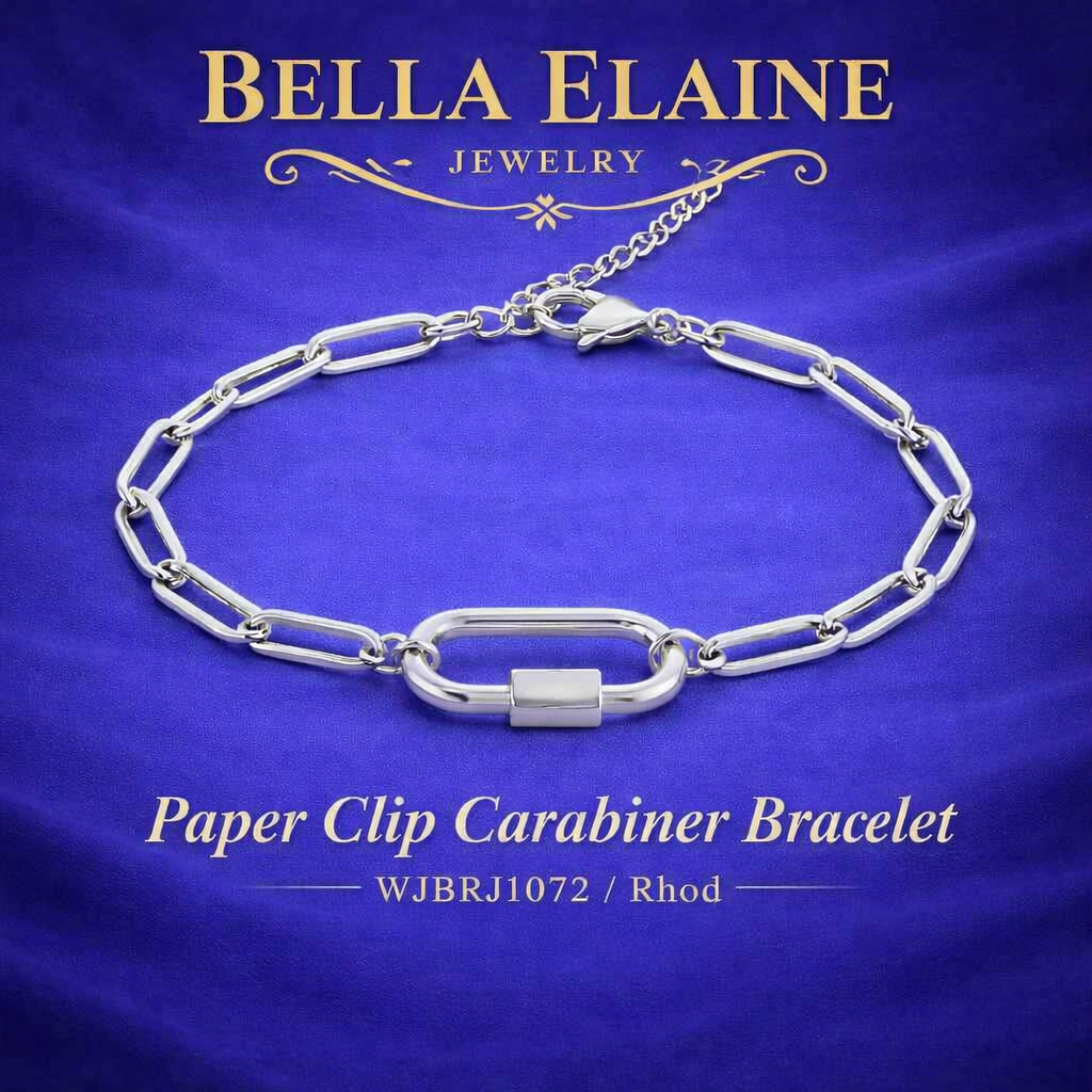 Paper Clip Carabiner Bracelet