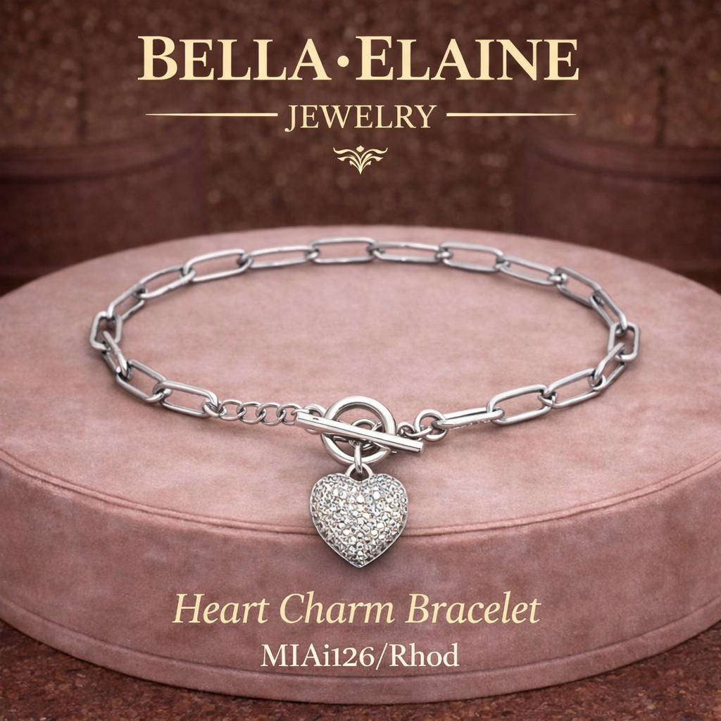 Heart Charm Bracelet