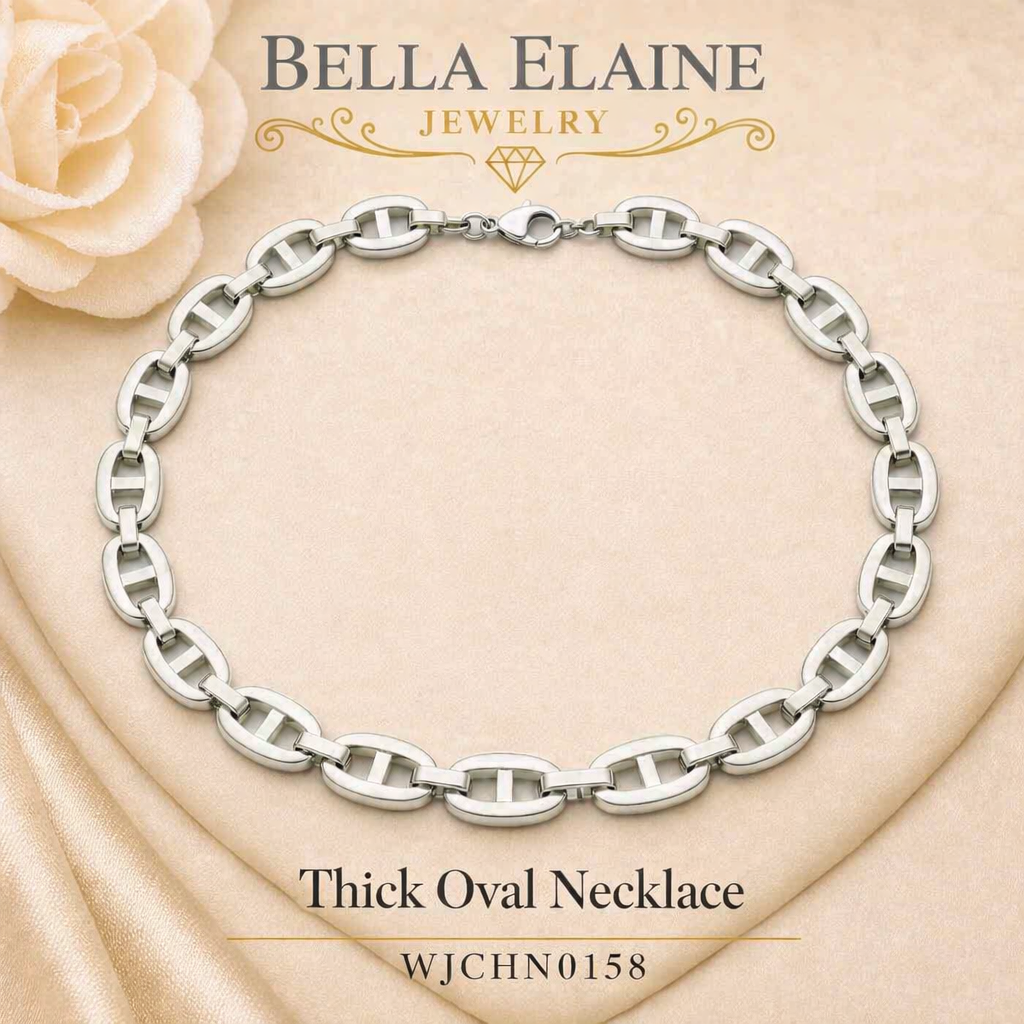 Thick Oval Necklace