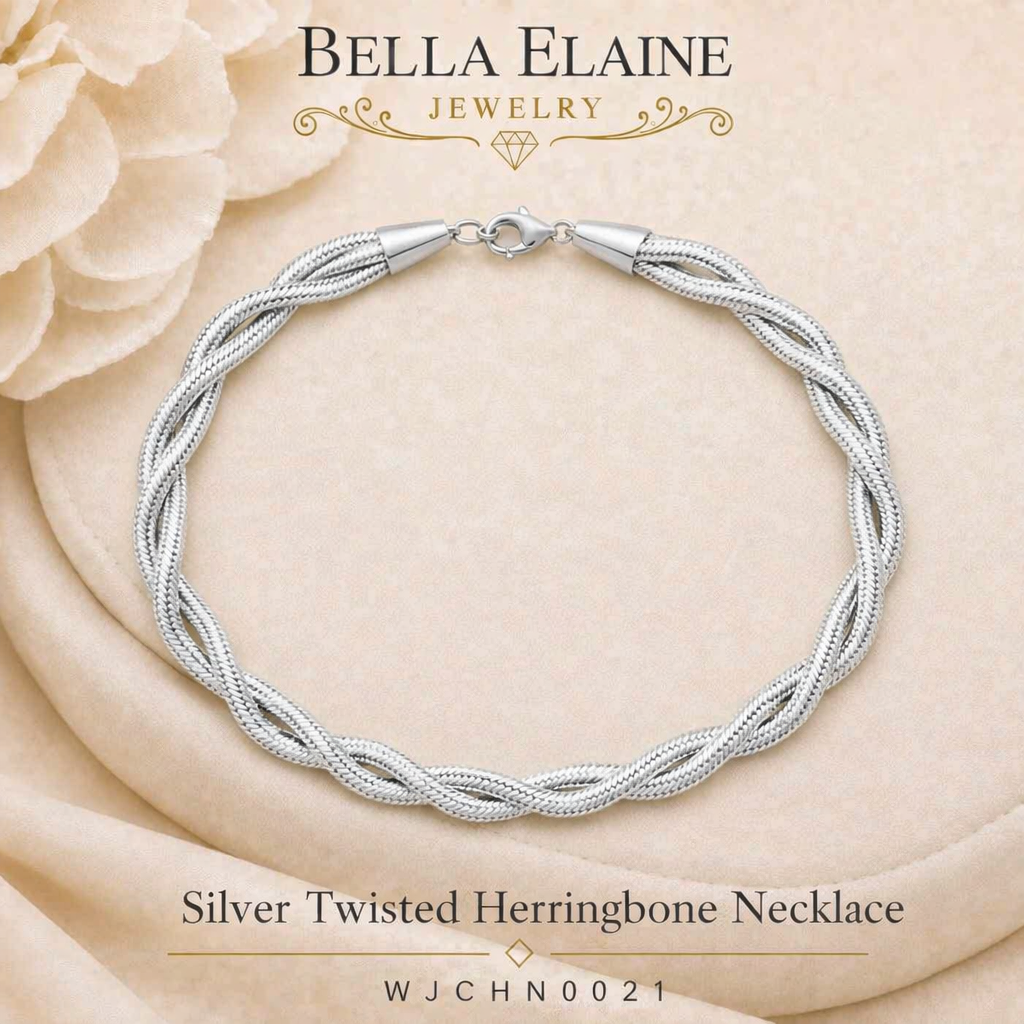 Twisted Herringbone Necklace