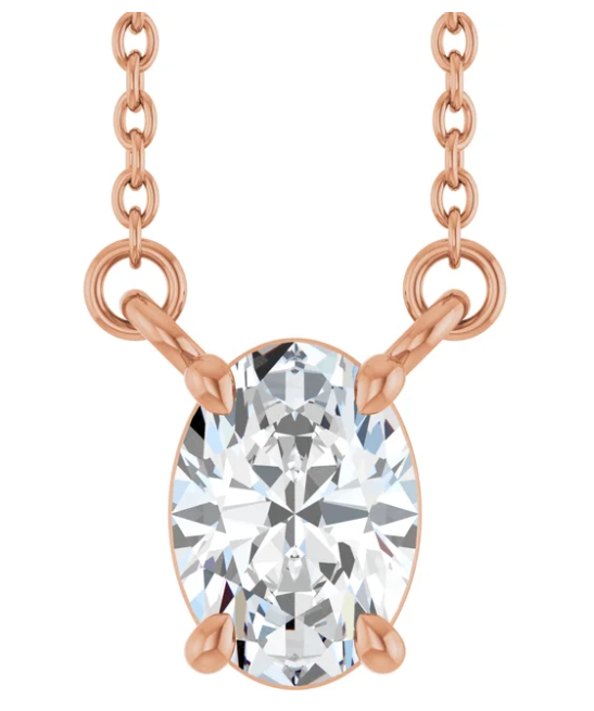 3/4 CT Lab Grown Diamond 18" Necklace