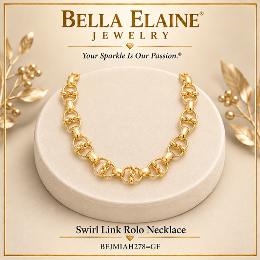 Swrile Link Rolo Necklce