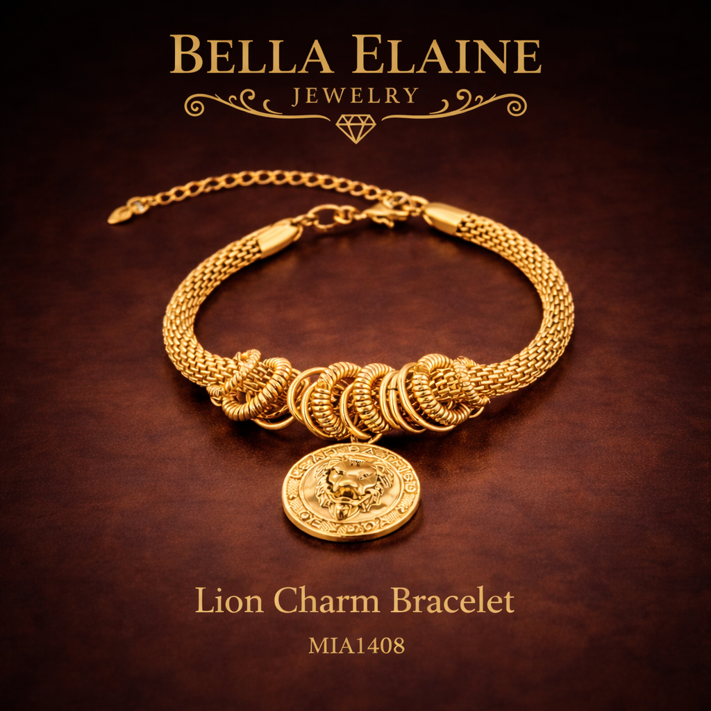 Lion Charm Bracelet