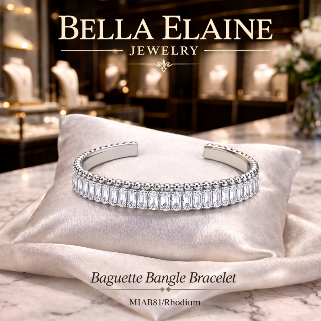 Baguette Bangle Bracelet