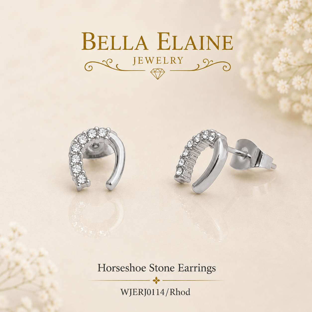 Horseshoe Stone Earrings