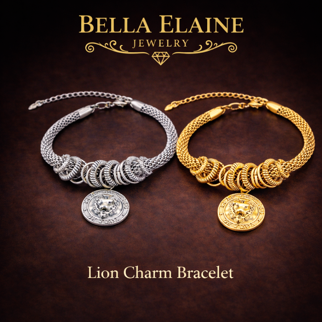 Lion Charm Bracelet
