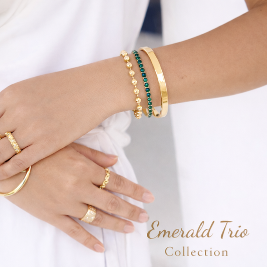 Emerald Trio Bracelet Collection