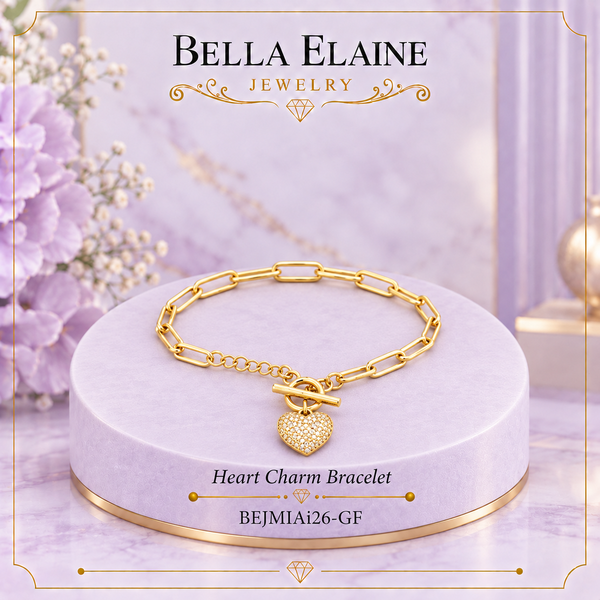Heart Charm Bracelet