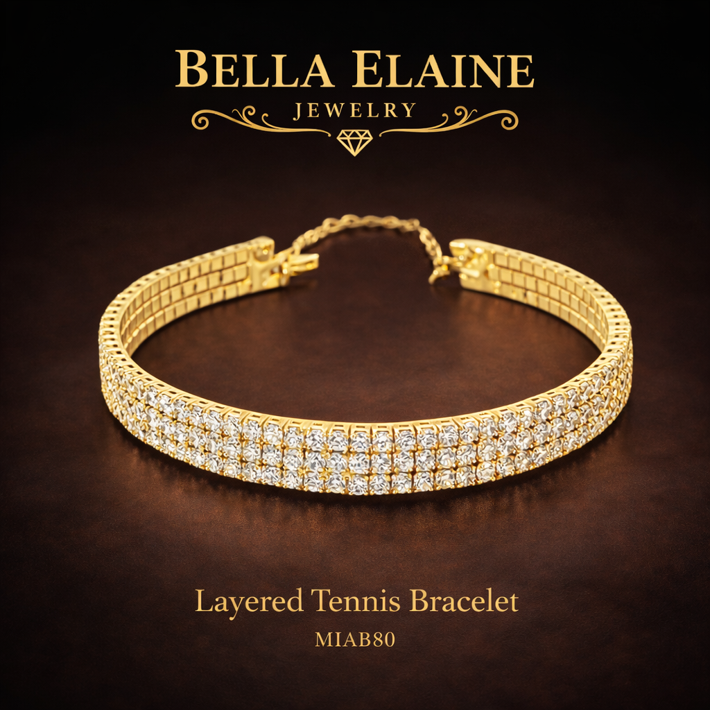 Layered Tennis Bracelet