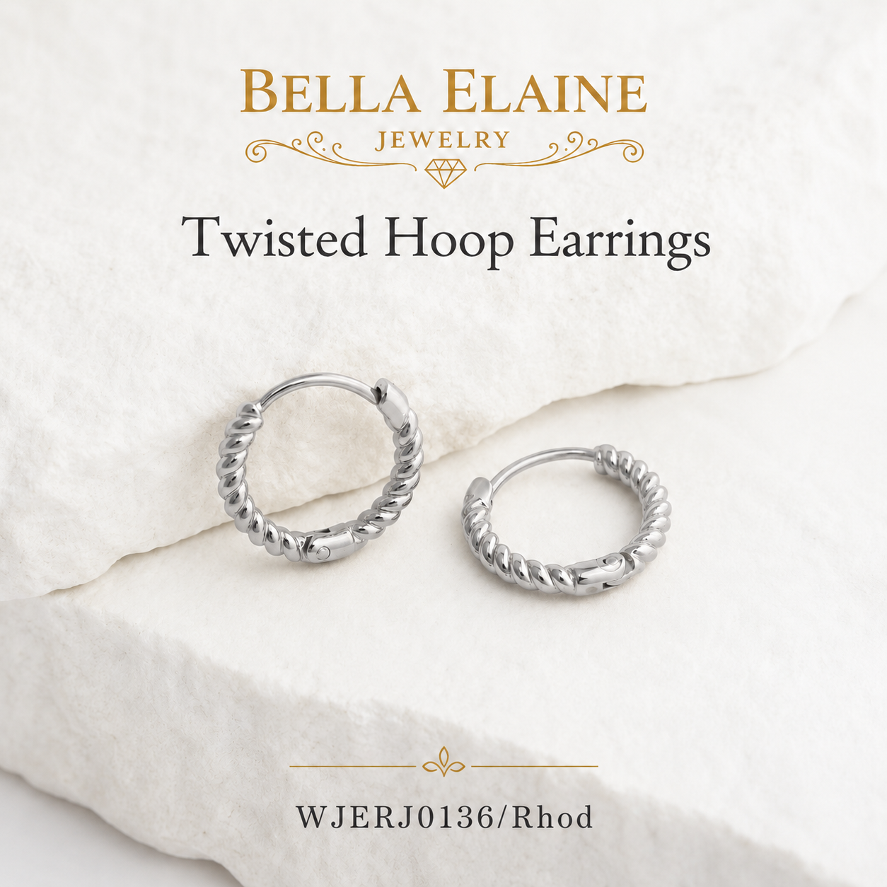 Twisted Hoop Earrings
