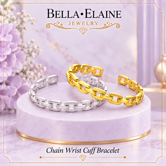 Chain Wrist Cuff Bracelet