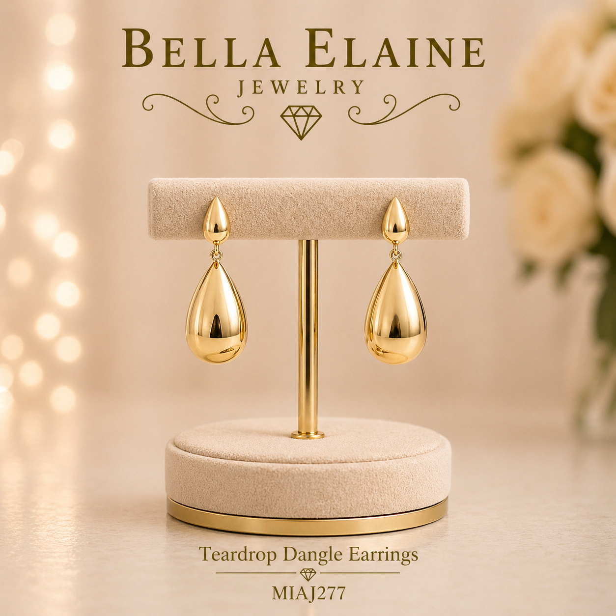 Teardrop Dangle Earrings