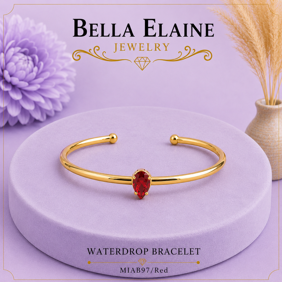 Waterdrop Cuff Bracelet
