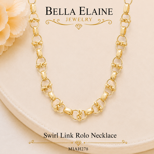 SwrileLink Rolo Necklce
