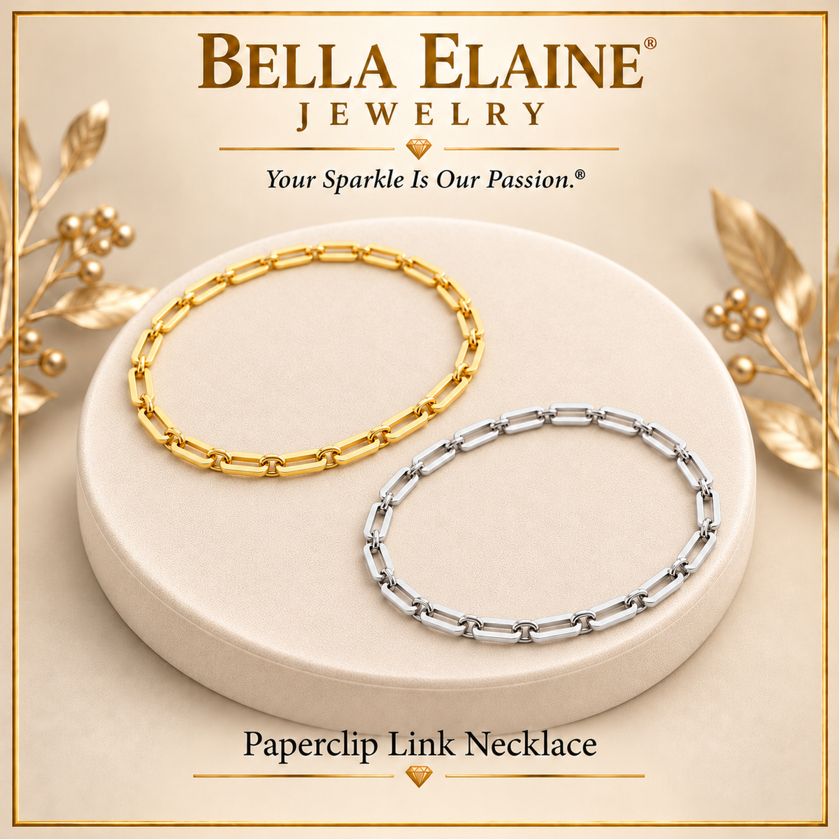 Paperclip Link Necklace