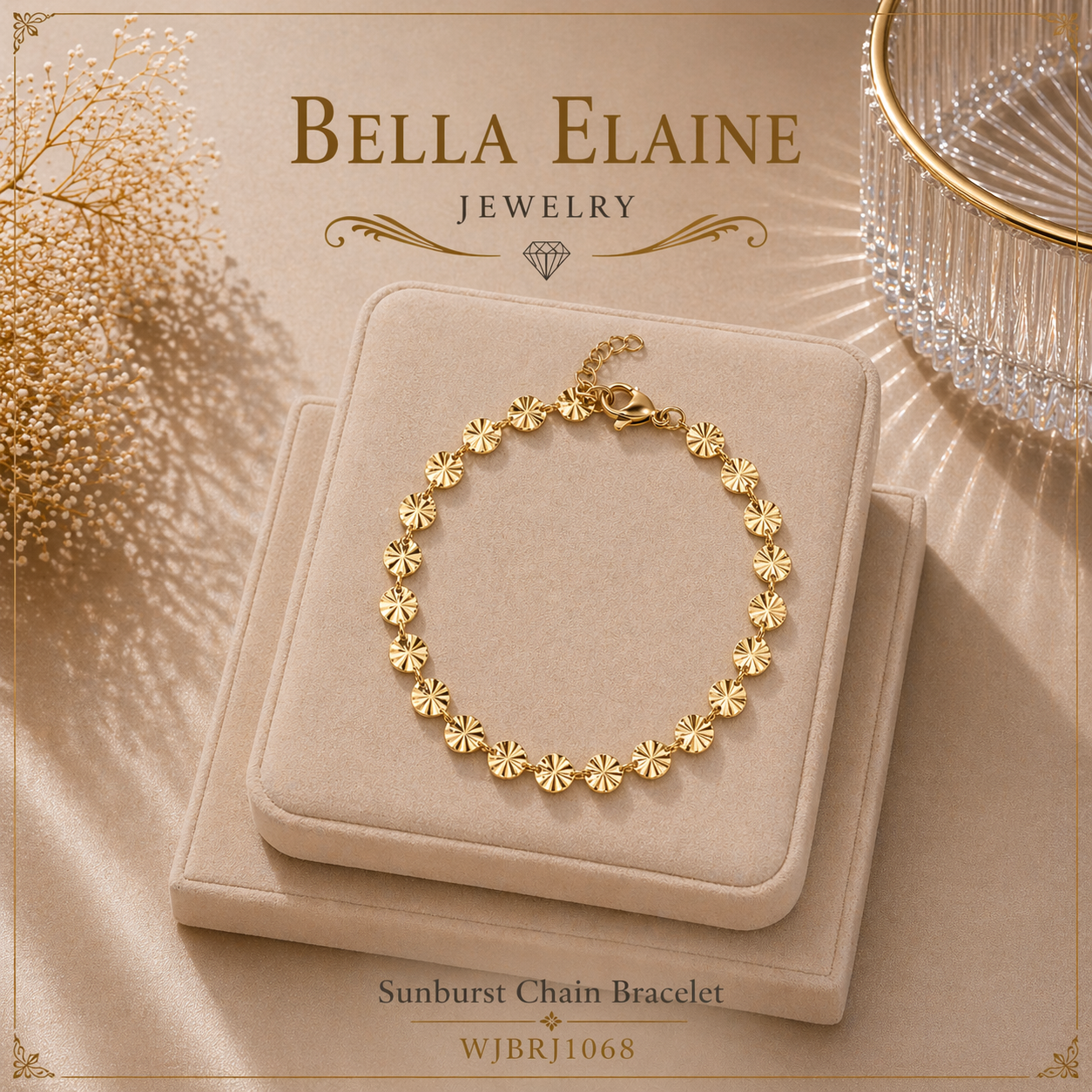 Sunburst Chain Bracelet