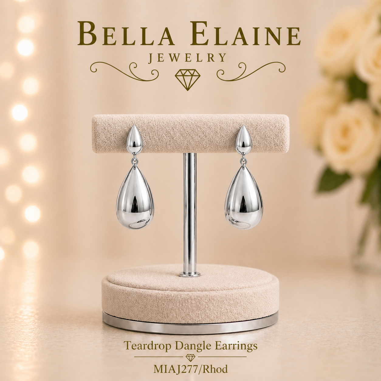 Teardrop Dangle Earrings