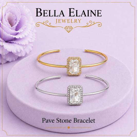 Pave Heart Bracelet