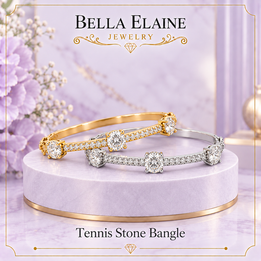 Tennis Stone Bangle