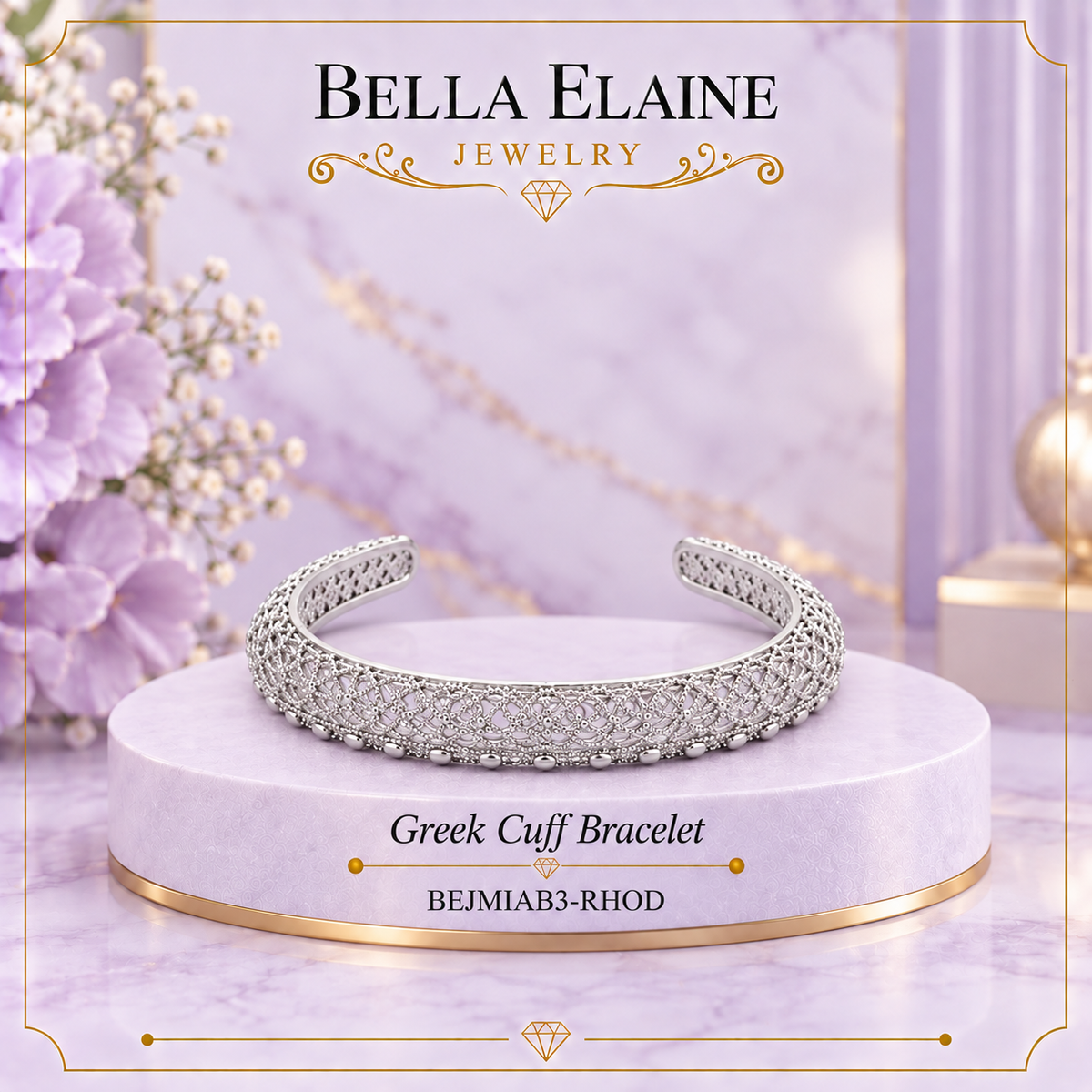 Greek Cuff Bracelet
