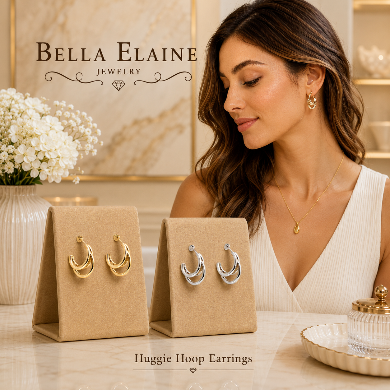 Huggie Hoop Earrings
