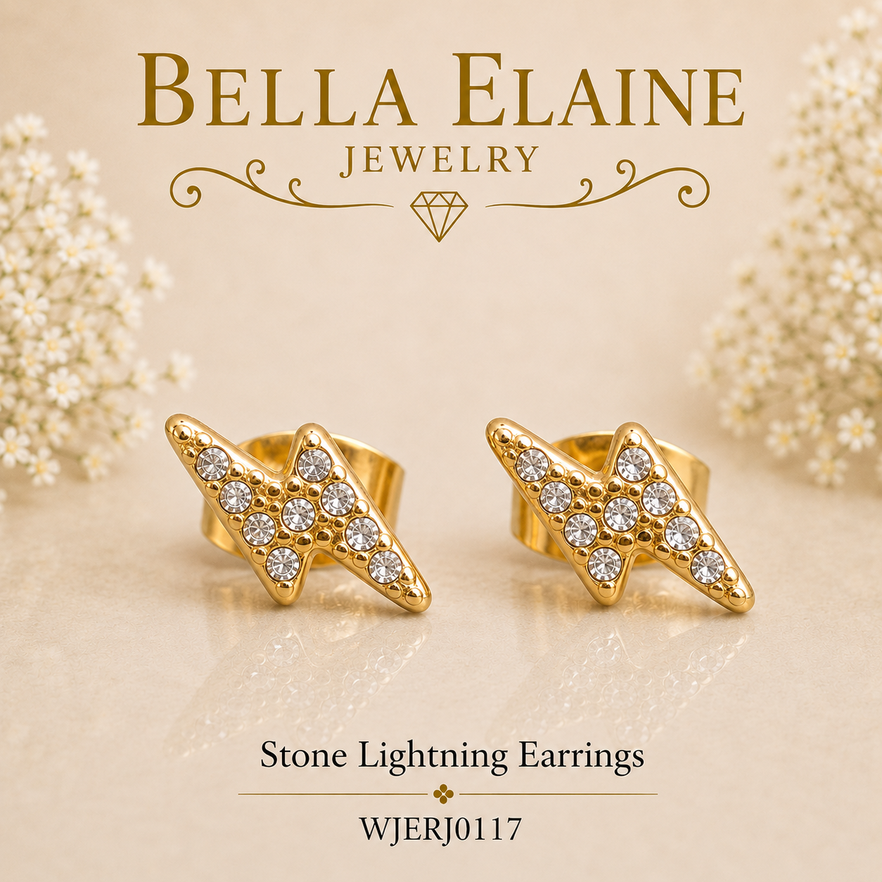 Stone Lightning Earrings