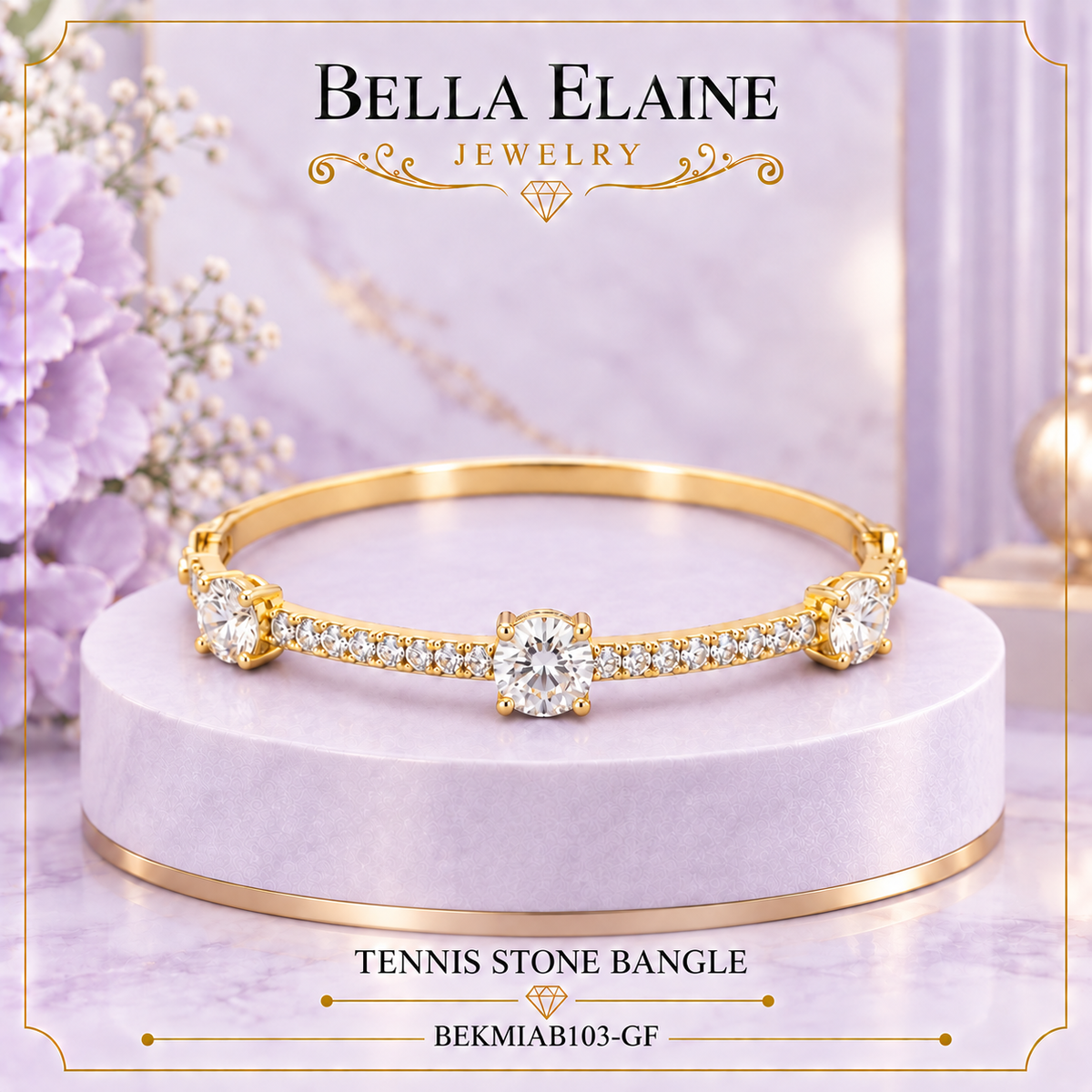 Tennis Stone Bangle