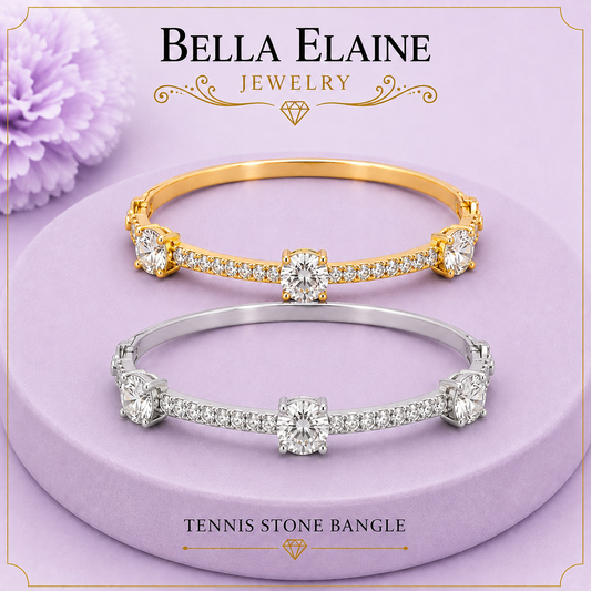 Tennis Stone Bangle