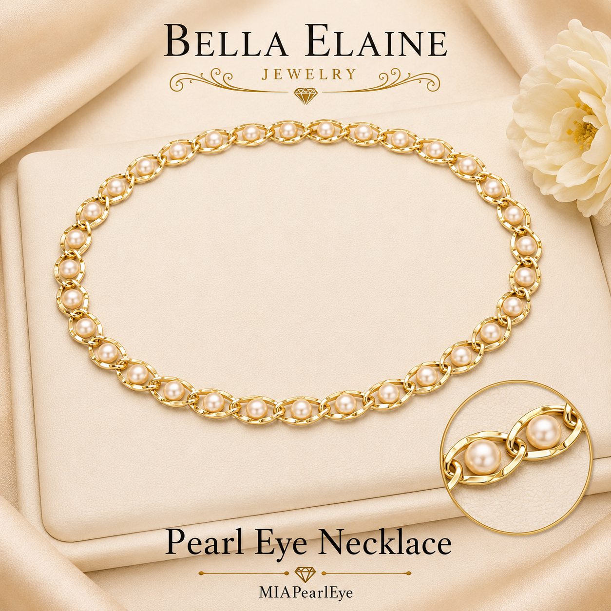 Pearl eye Necklace