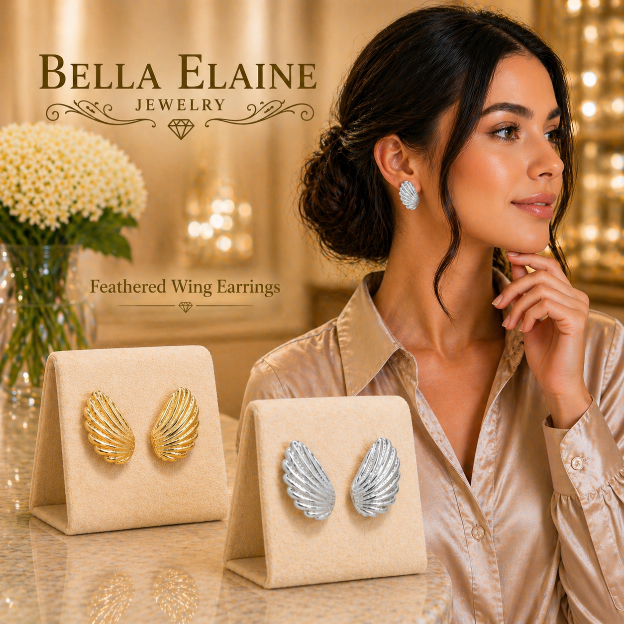 Feathered Wing Earrings