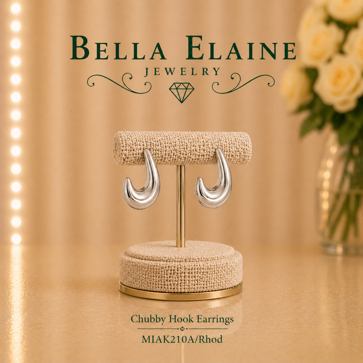 Chubby Hook Earrings
