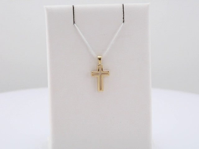14K Yellow Gold Cross Pendant